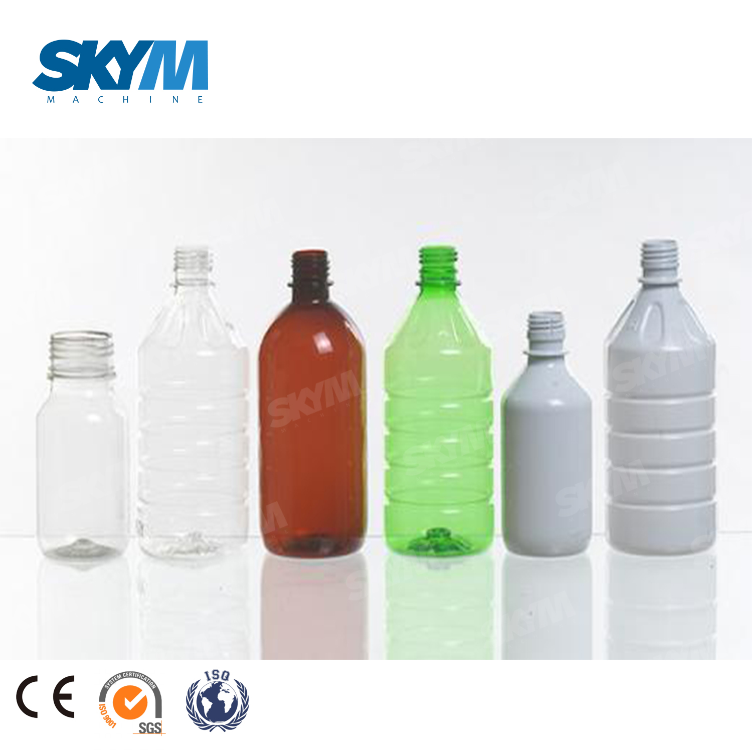 Bouteille de couleurs personnalisées soufflant préforme de bouteille PET en plastique